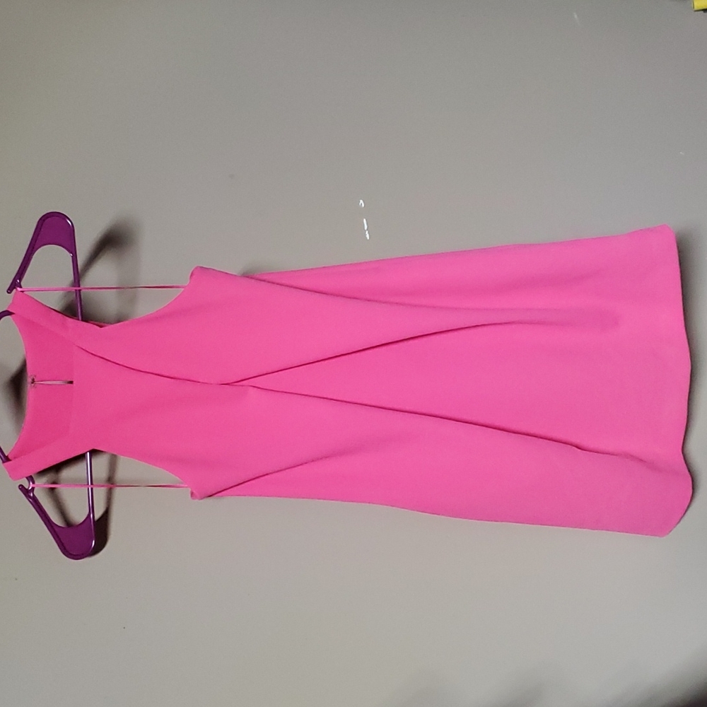 Trina Turk Hot Pink Knee Legnth Dress
